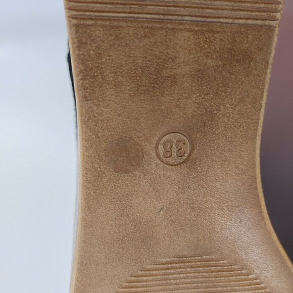 SOPHIA MILANO Black Suede Platform Sandals - Picture 8 of 9